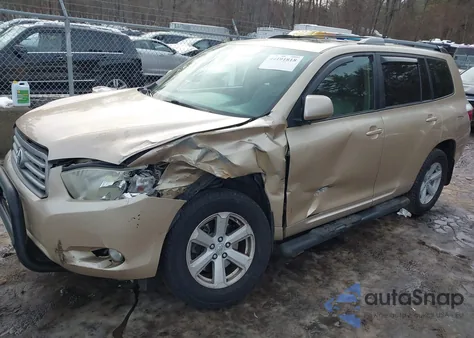 2010 Toyota Highlander Se V6 from USA, damaged, VIN 5TDJK3EHXAS011844